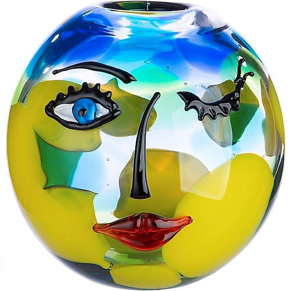 Casablanca by Gilde Kugelvase »Novento« dekorative Vase aus Glas, Blumenvas günstig online kaufen