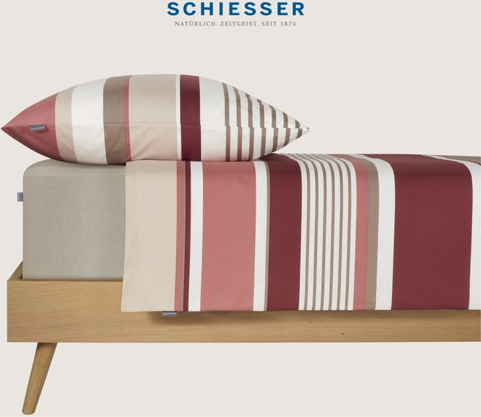 Schiesser Bettwäsche "Rexo aus weicher Baumwolle mit Streifen" Made in Gree günstig online kaufen