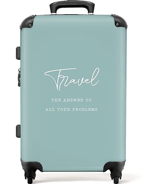 NoBoringSuitcases.com© Hartschalen-Trolley Zitate - Reisen - günstig online kaufen