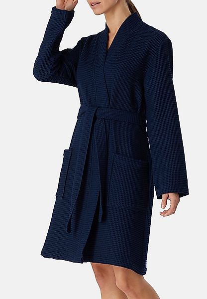 Schiesser Bademantel Waffel Piqué - Organic Cotton, Baumwolle, nicht releva günstig online kaufen