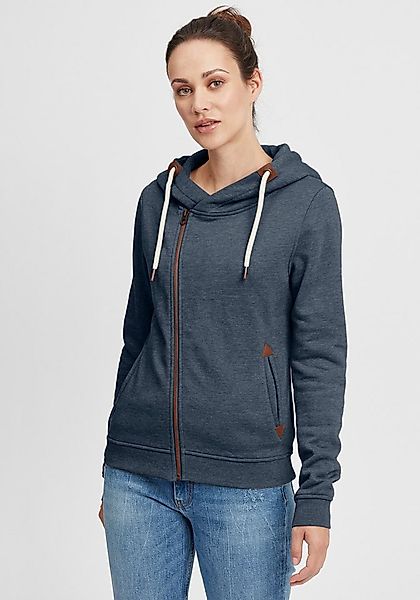 OXMO Kapuzensweatjacke OXVicky Sweat Zip-Hoodie Sweatshirtjacke mit asymmet günstig online kaufen