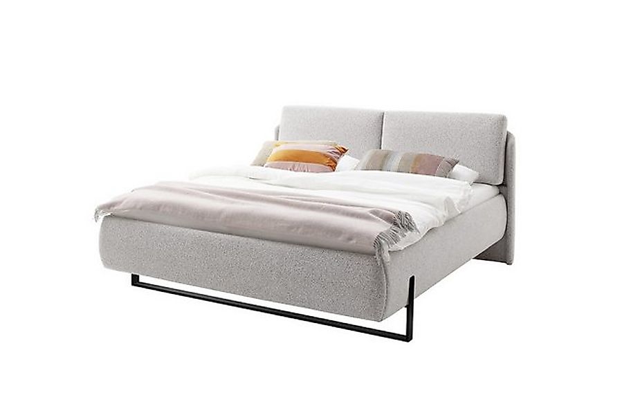 PREISBRECHER Polsterbett Sabetta, Liegefläche 140x200 cm, in Hellgrau - 158 günstig online kaufen