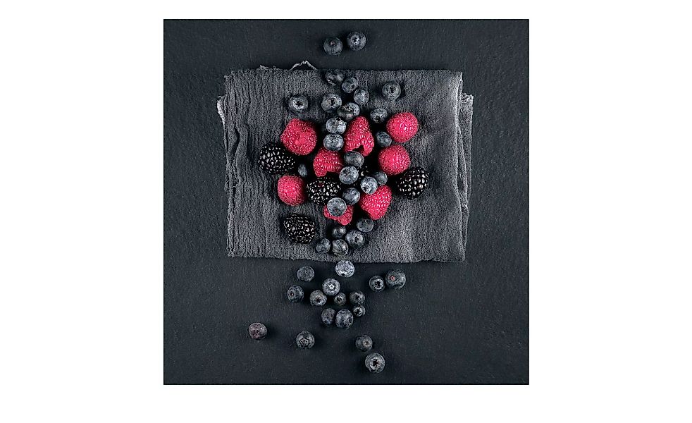 Glasbild 20x20 cm  Wild Berries - 20 cm - 20 cm - Sconto günstig online kaufen