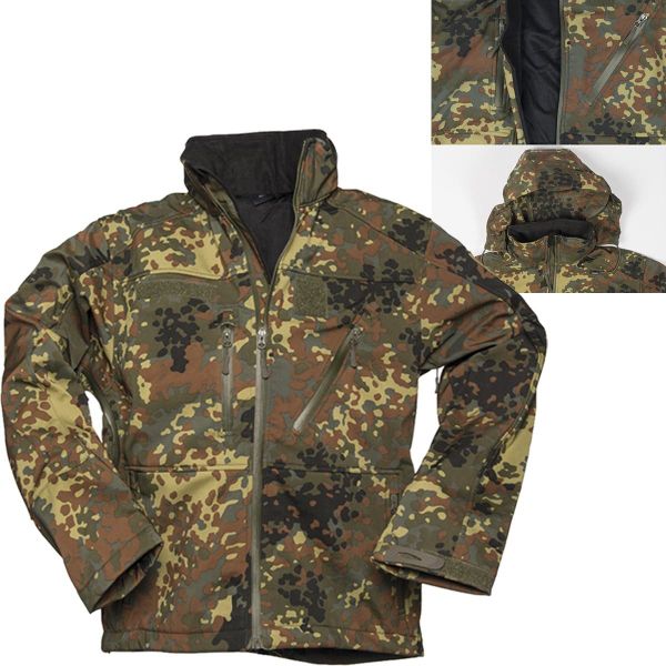 Mil-Tec Outdoorjacke Militär Softshell Jacke SCU günstig online kaufen