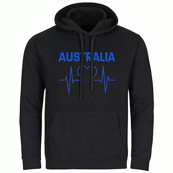 multifanshop Kapuzensweatshirt Australia - Herzschlag - Pullover günstig online kaufen