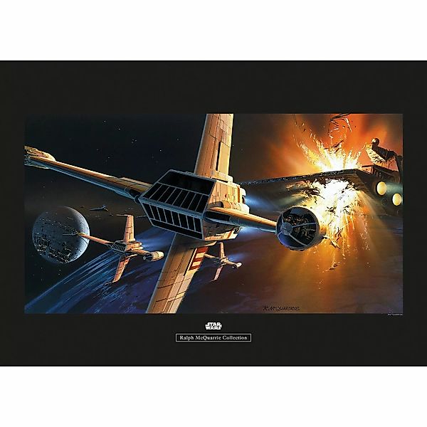 Komar Wandbild Star Wars Orbit War 70 x 50 cm günstig online kaufen