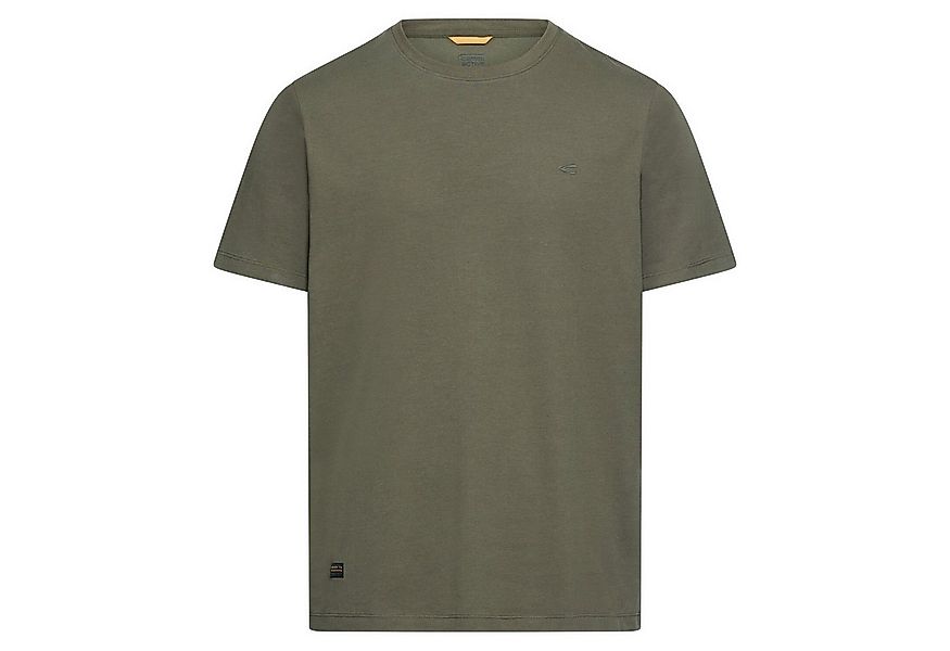 camel active Rundhalsshirt Camel Active Übergrößen Stretch-T-Shirt oliv günstig online kaufen