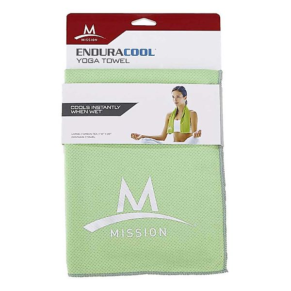 Mission Enduracool Yoga L Handtuch 84 x 31 cm Green Tea günstig online kaufen