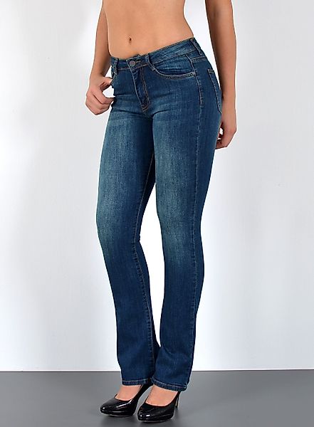 ESRA Bootcut-Jeans Damen Bootcut Jeans High günstig online kaufen