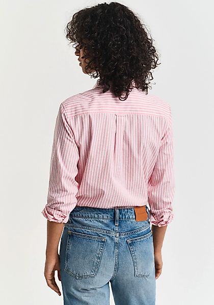 Gant Hemdbluse "REG POPLIN STRIPED SHIRT", mit einer kleinen Logostickerei günstig online kaufen