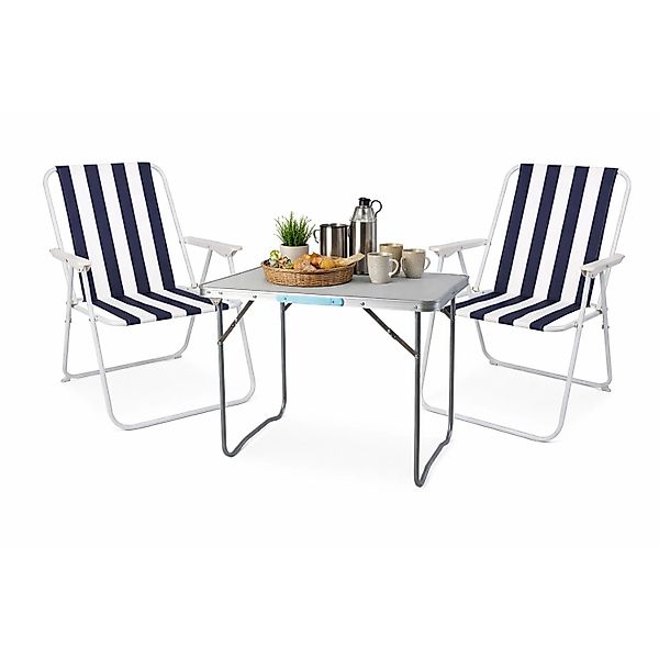 Mojawo XL 3teiliges Campingmöbel Set Alu mit Tragegriff Camping 80x60x68cm günstig online kaufen