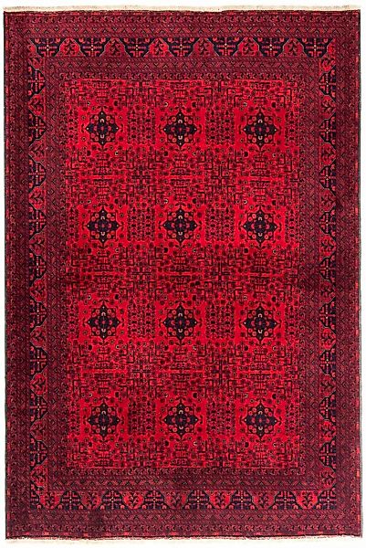 morgenland Orientteppich »Afghan - 230 x 171 cm - dunkelrot«, rechteckig günstig online kaufen