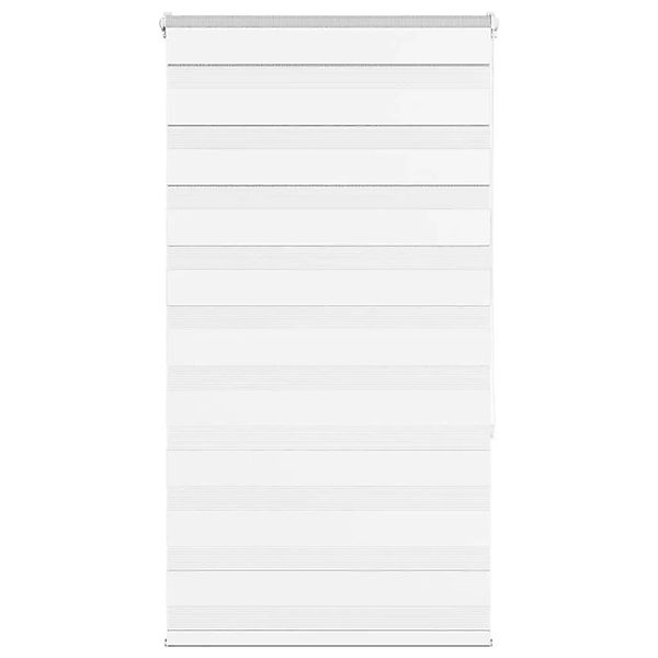 vidaXL Doppelrollo Weiß 70x150 cm Stoffbreite 65,9 cm Polyester 4014749 günstig online kaufen