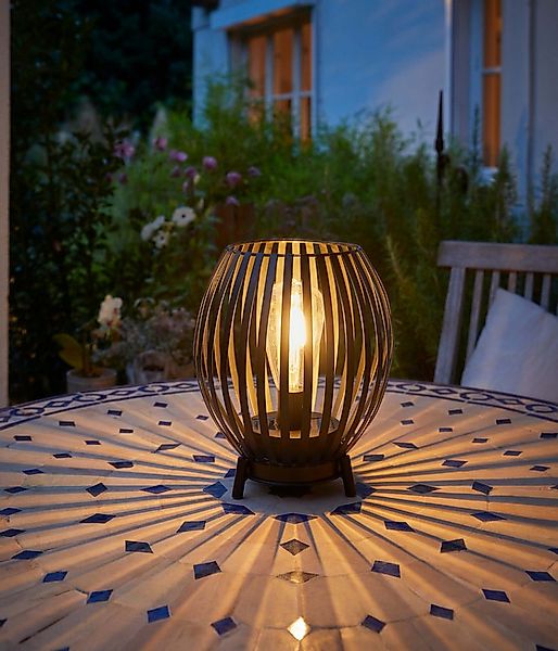 Northpoint LED Solarleuchte LED Solar Stehlampe Stehleuchte Tischlampe warm günstig online kaufen