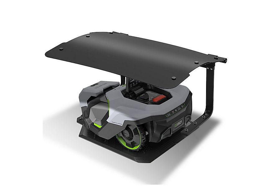 Clanmacy Mähroboter-Garage Rasenmäher Garage 73x57x40cm Faltbarer Stahlrahm günstig online kaufen