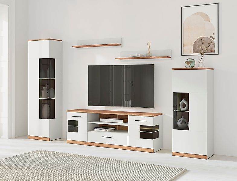 Home affaire Wohnwand Ribe Wohnwand Set-5 günstig online kaufen