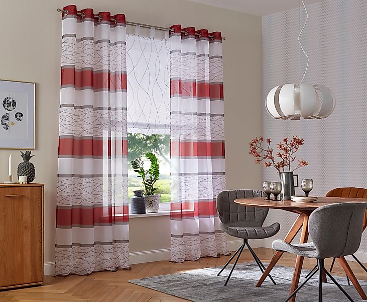 my home Gardine Jay, Ösen (2 günstig online kaufen