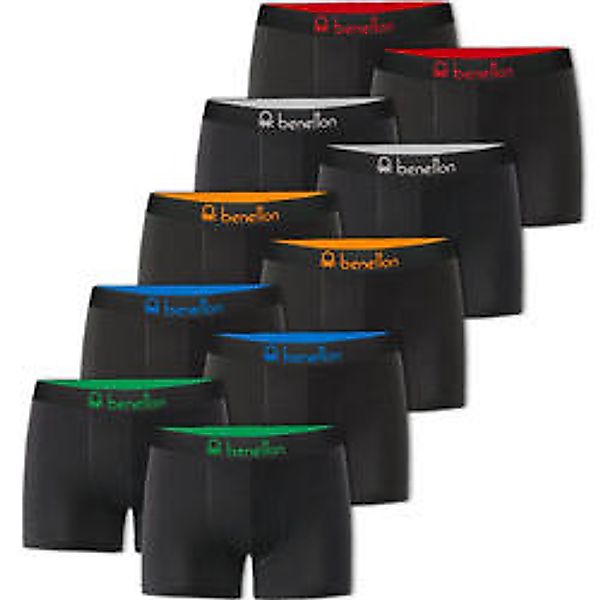 Benetton 10er Pack Boxershorts aus Baumwolle günstig online kaufen