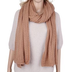 MIRROSI Strickschal Damen Schal mit Zopfmuster günstig online kaufen