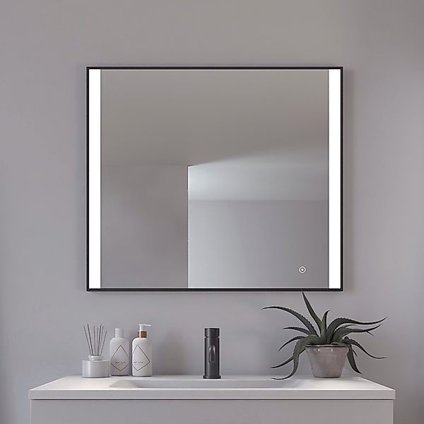 Loevschall Badspiegel »Libra Quadratisch, Badzimmerspiegel mit LED Beleucht günstig online kaufen