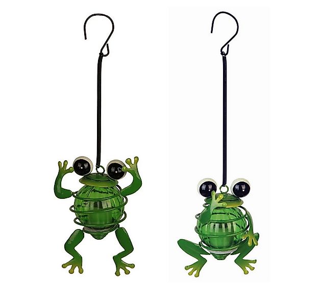 Luxform LED-Hängeleuchte Luxform Solar Frosch Frog Hang Set 2 Frösche LED H günstig online kaufen