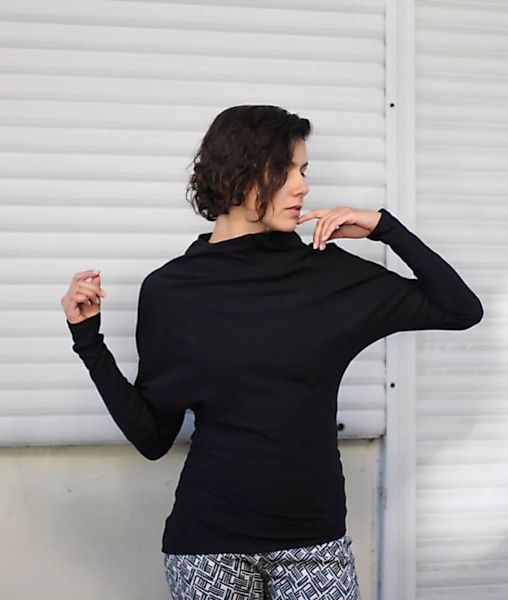 Schwarzer Sweater Zola Aus Biobaumwolle günstig online kaufen