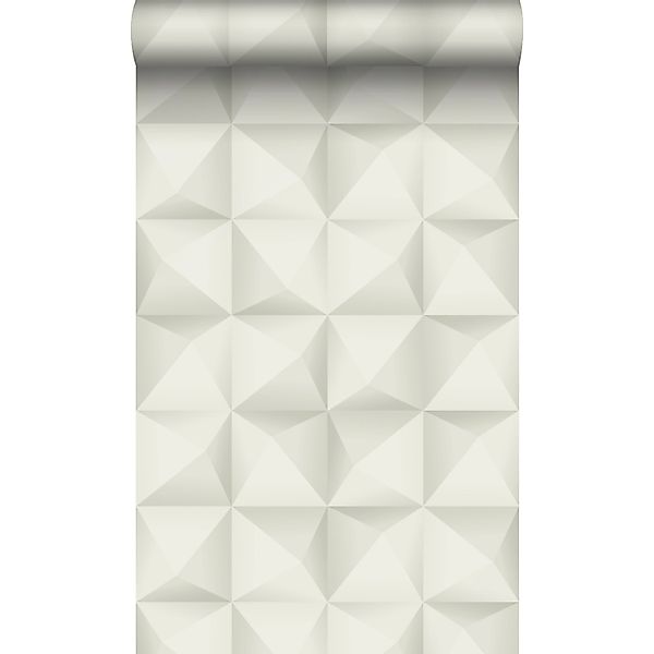 Origin Wallcoverings Strukturtapete 3D Muster Hellgrau 50 x 900 cm 347958 günstig online kaufen