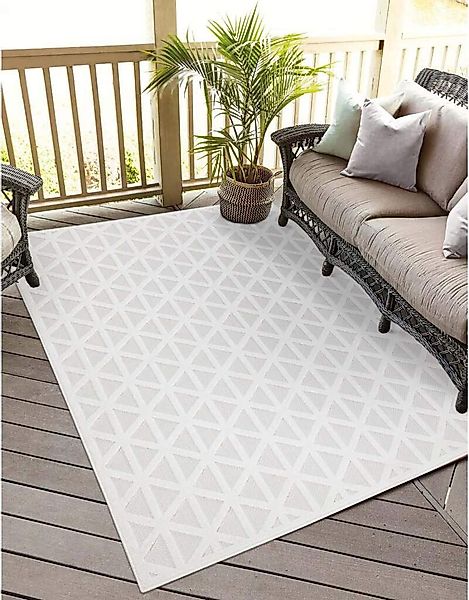 Carpet City "In-& Outdoorteppich Santorini 446, 3D-Effekt, Geo-Muster" rech günstig online kaufen