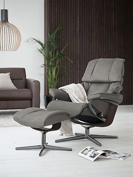 Stressless Relaxsessel "Reno", mit Cross Base, Größe S, M & L, Holzakzent W günstig online kaufen