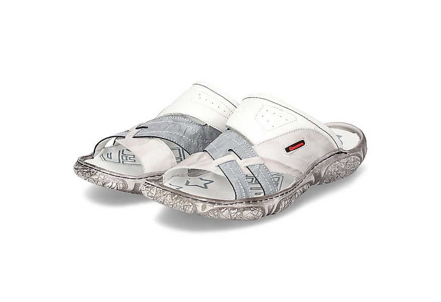 KRISBUT Krisbut 1203-7 Herren Glattleder weiss Pantolette günstig online kaufen