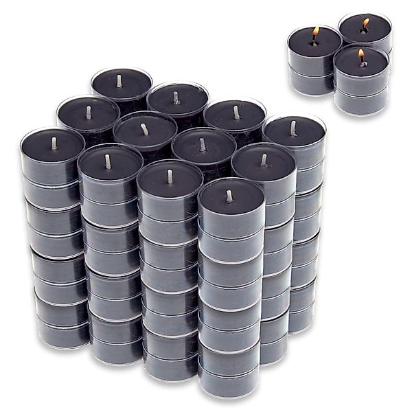Candelo Teelicht 96er Set Duftteelichter Black günstig online kaufen