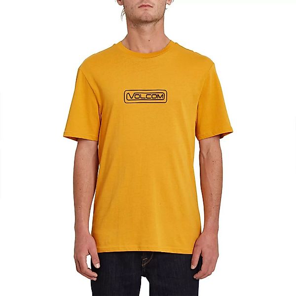 Volcom Striper Basic Kurzärmeliges T-shirt XL Vintage Gold günstig online kaufen