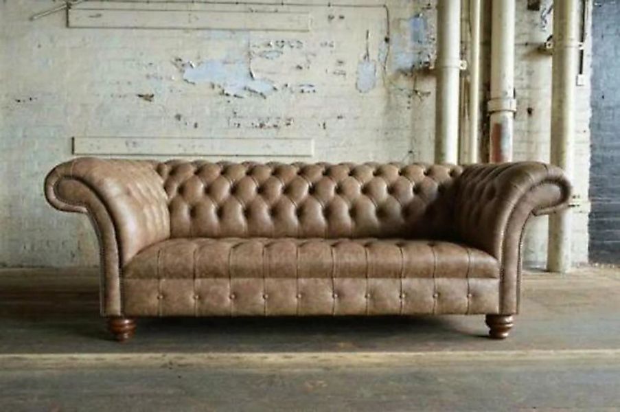JVmoebel 3-Sitzer Braune Designer Sofa Couch Polster XXL 3 Sitzer Sofas günstig online kaufen