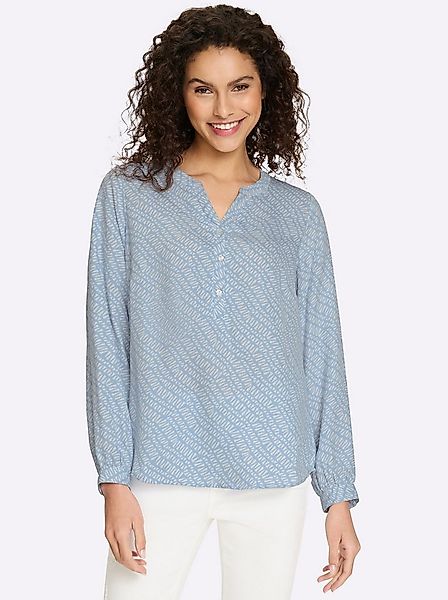 heine Klassische Bluse Druckbluse Langarm günstig online kaufen