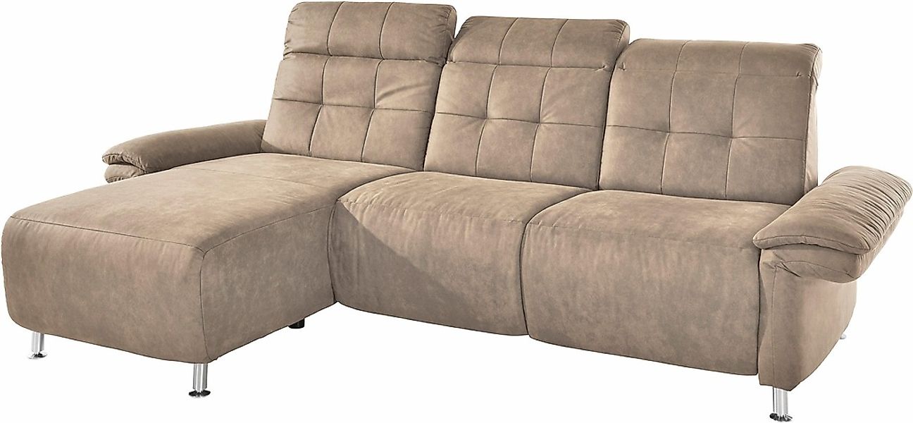 Places of Style Ecksofa "Manhattan L-Form", 2 Sitze mit elektrischer Relaxf günstig online kaufen