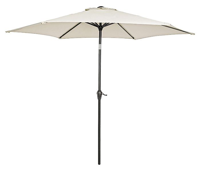 Bizzotto Sonnenschirm KALIFE, Beige, Ø 270 günstig online kaufen