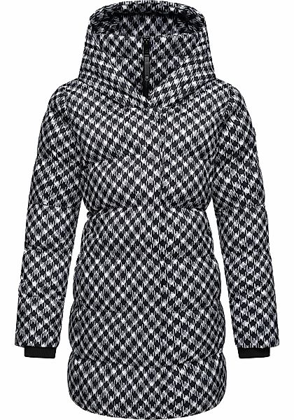 Ragwear Steppmantel "Niara Print" wasserdichter Mantel mit angesagtem Hahne günstig online kaufen