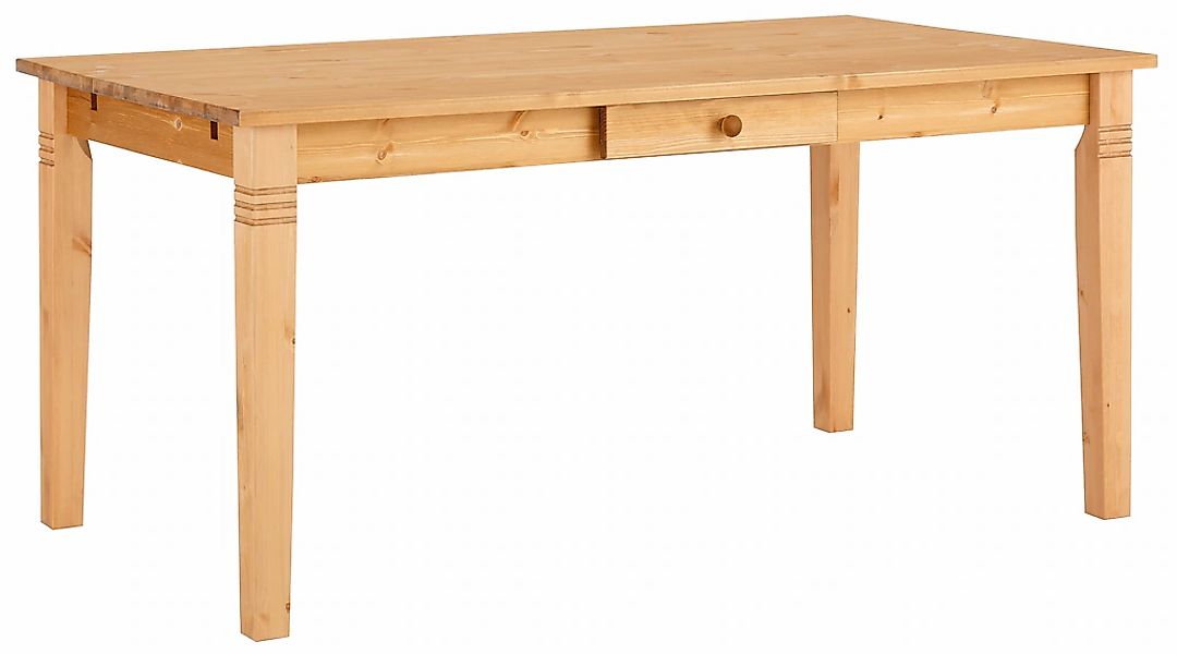 Home affaire Esstisch "Danuta" wahlweise mit Schublade, aus massiver Kiefer günstig online kaufen