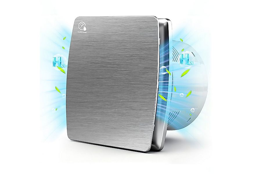 XERSEK Badlüfter 6" Wandventilator Leiser Abluftventilator mit Feuchtesenso günstig online kaufen
