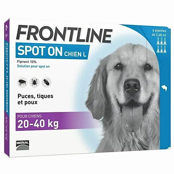 Hundepipette Frontline Spot On 20-40 Kg 6 Stück günstig online kaufen