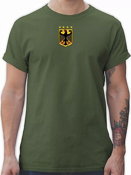 Shirtracer T-Shirt Deutschland Wappen, Germany, Bundesadler, Deutschland Ad günstig online kaufen