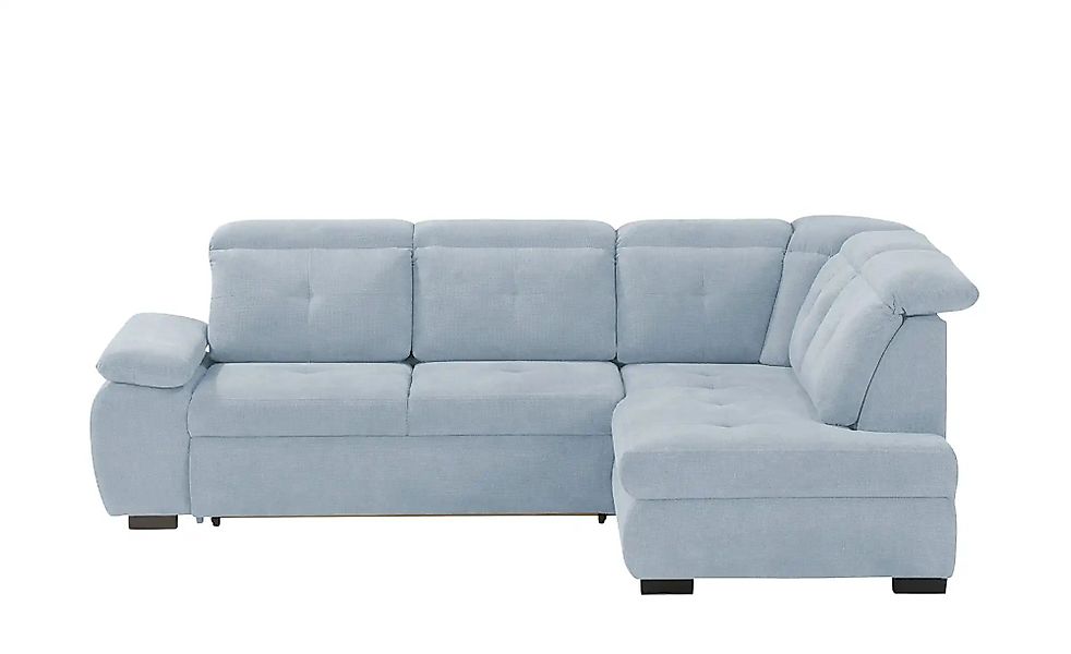 smart Ecksofa mit Kopfteilverstellung Tamara ¦ blau ¦ Maße (cm): H: 90 Pols günstig online kaufen