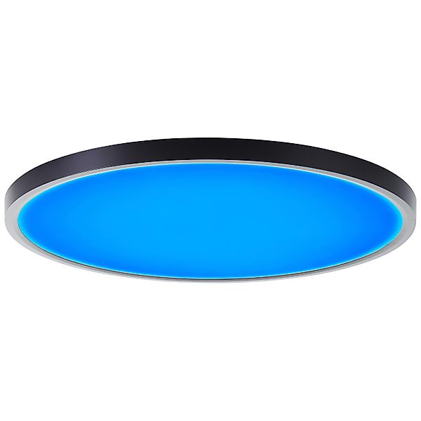 Brilliant LED-Deckenleuchte Lotti RGB + CCT Ø 50cm Schwarz/Weiß günstig online kaufen