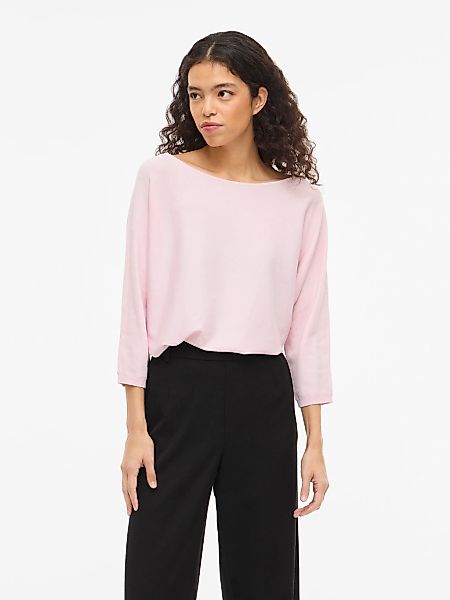 Vila 3/4 Arm-Pullover "VIMALU BOATNECK 3/4 SLEEVE KNIT TOP-NOOS" günstig online kaufen
