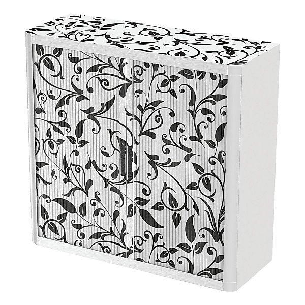 EASYOFFICE Rollladenschrank Ornamente Lamellen gemustert, Korpus günstig online kaufen