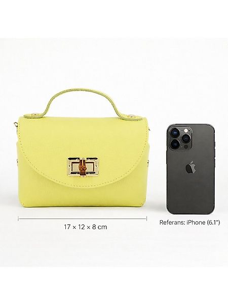 BRISE TASCHE Schultertasche Mini – Elegante kleine Wildleder & Nappaleder T günstig online kaufen