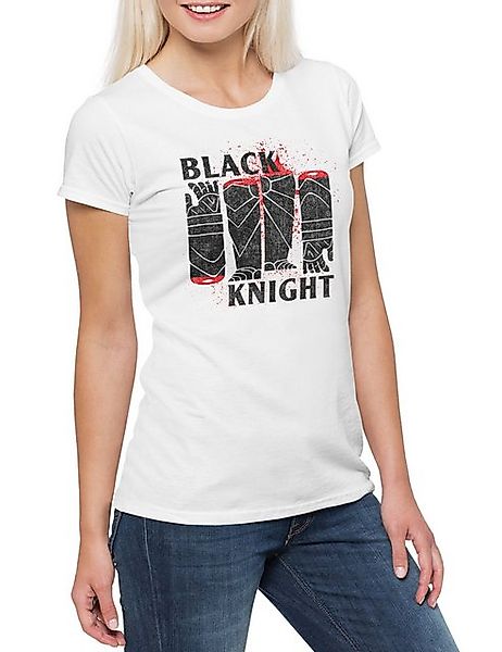 Urban Backwoods Print-Shirt Monty Black Knight Damen T-Shirt Monty Fun Schw günstig online kaufen