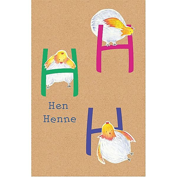 Komar Poster "ABC Animal H", Buchstaben, (1 St.) günstig online kaufen