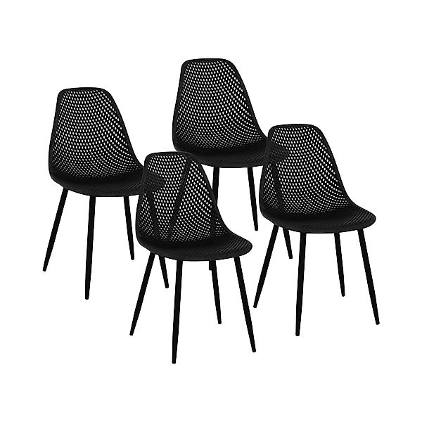 Fromm&Starck Esszimmerstuhl 4er Set Lehnstuhl Stahlbeine günstig online kaufen
