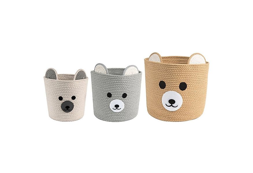 IDIMEX Aufbewahrungskorb TANKA (Set), Kinderzimmer Aufbewahrungskorb 3er Se günstig online kaufen